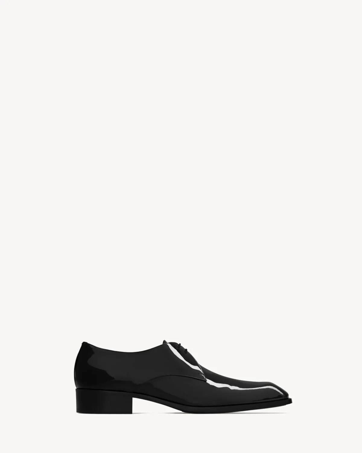 Saint Laurent Formal | Derbies-JEAN derbies in patent leather BLACK