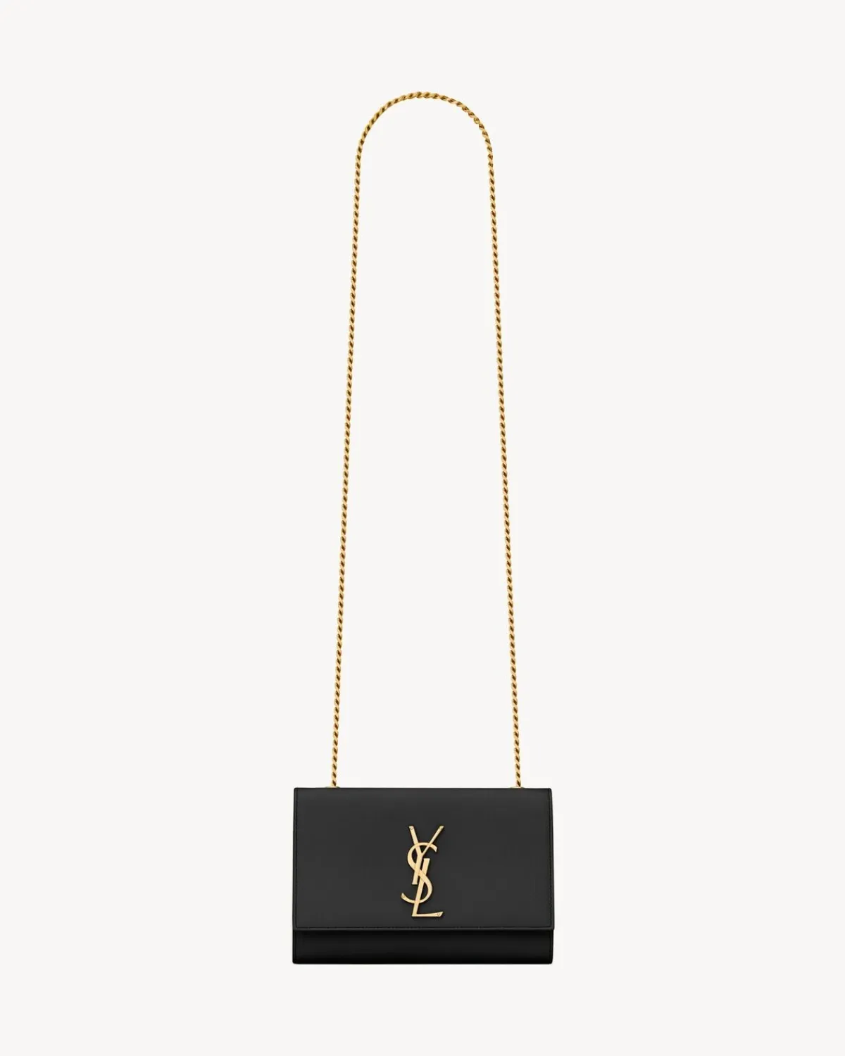 Saint Laurent Shoulder Bags | Crossbody Bags-KATE SMALL IN GRAIN DE POUDRE EMBOSSED LEATHER BLACK