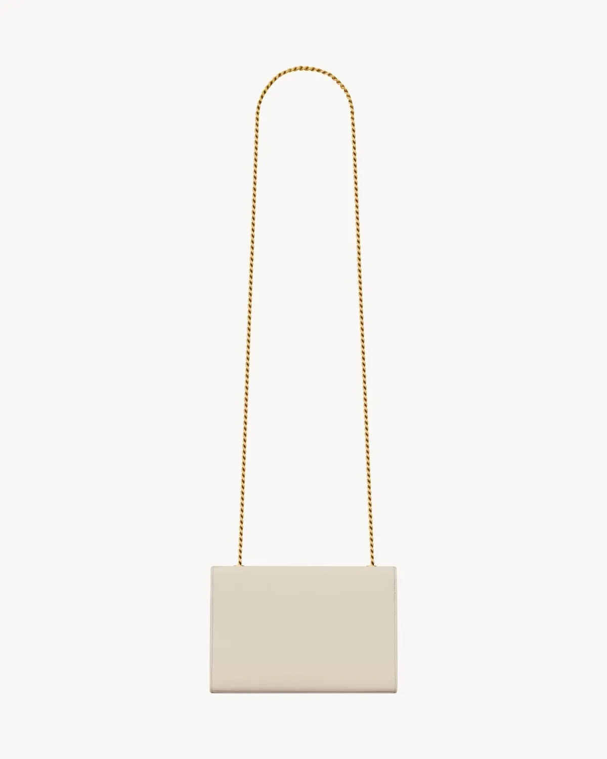 Saint Laurent Crossbody Bags-KATE SMALL IN GRAIN DE POUDRE EMBOSSED LEATHER BLANCVINTAGE