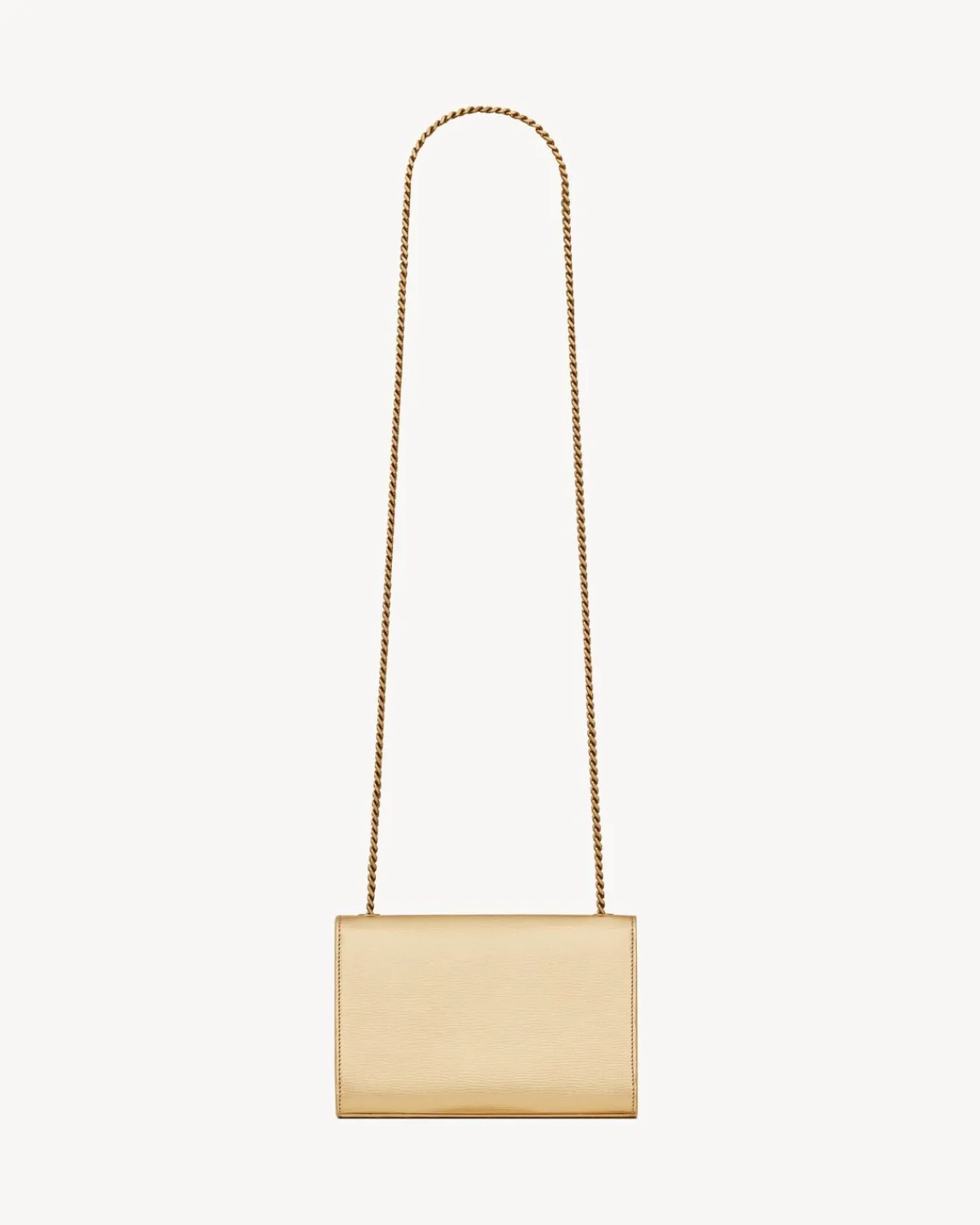 Saint Laurent Shoulder Bags | Crossbody Bags-KATE SMALL IN METALLIC LEATHER GOLD