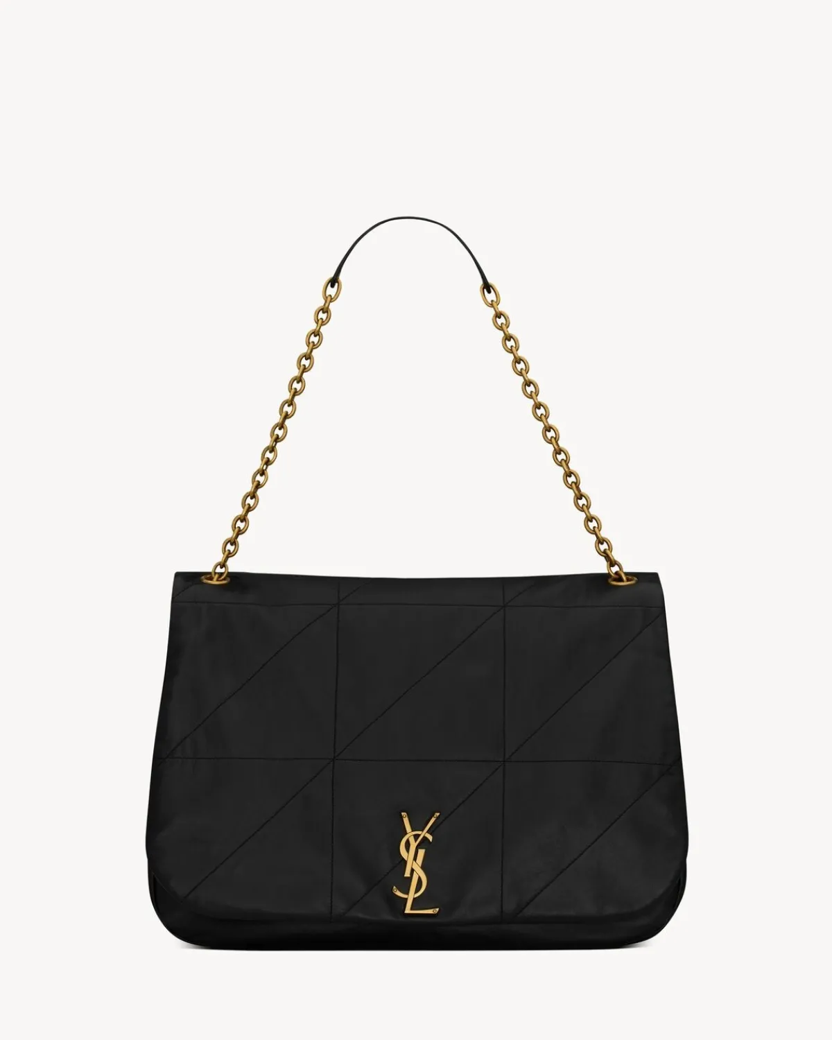 Saint Laurent Shoulder Bags-LARGE Jamie 4.3 in lambskin BLACK