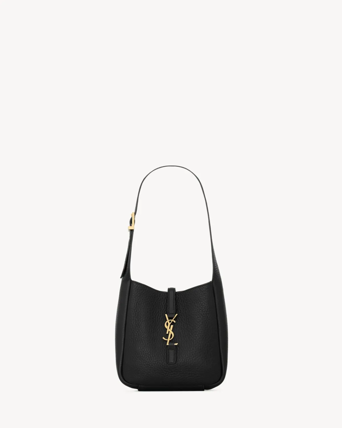 Saint Laurent Hobos And Buckets | Mini Bags-LE 5 À 7 supple baby in grained leather BLACK