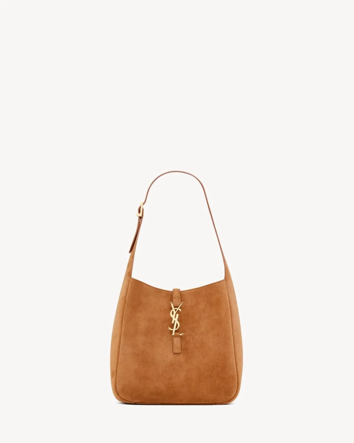 Saint Laurent Hobos And Buckets-LE 5 À 7 supple small in suede BROWNCARAMEL