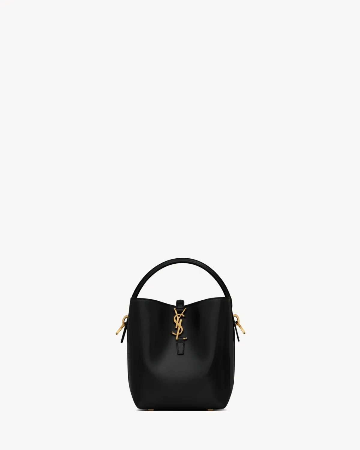 Saint Laurent Hobos And Buckets | Mini Bags-LE 37 small in shiny leather BLACK