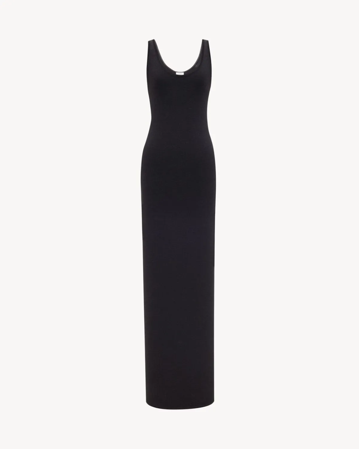 Saint Laurent Dresses And Skirts-long dress in lurex knit NOIRBRILLANT