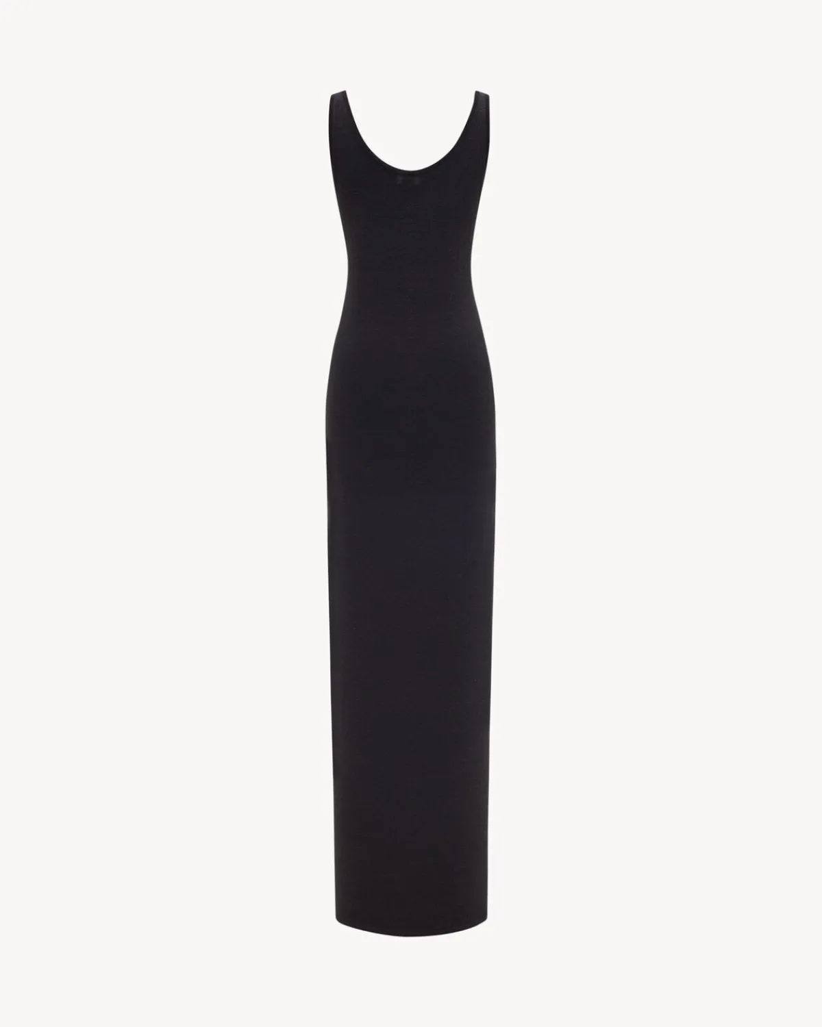 Saint Laurent Dresses And Skirts-long dress in lurex knit NOIRBRILLANT