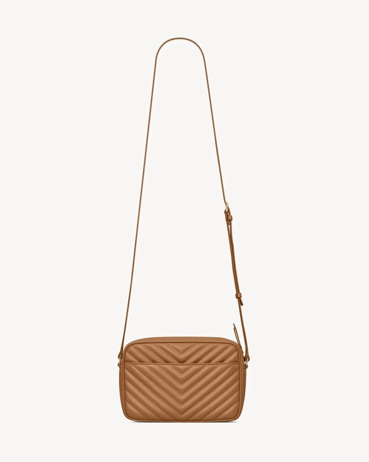 Saint Laurent Crossbody Bags-LOU camera bag in quilted leather CINNAMON