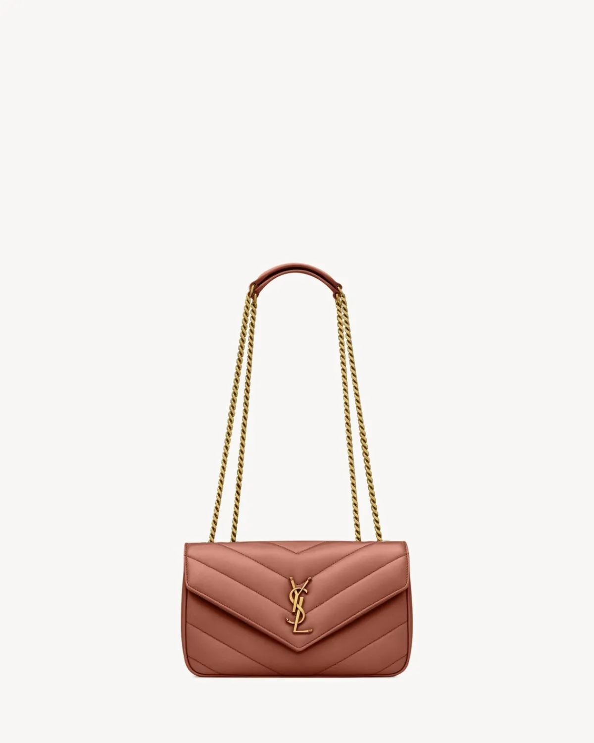 Saint Laurent Shoulder Bags | Crossbody Bags-LOULOU small in MATELASSÉ lambskin HORTENSIA