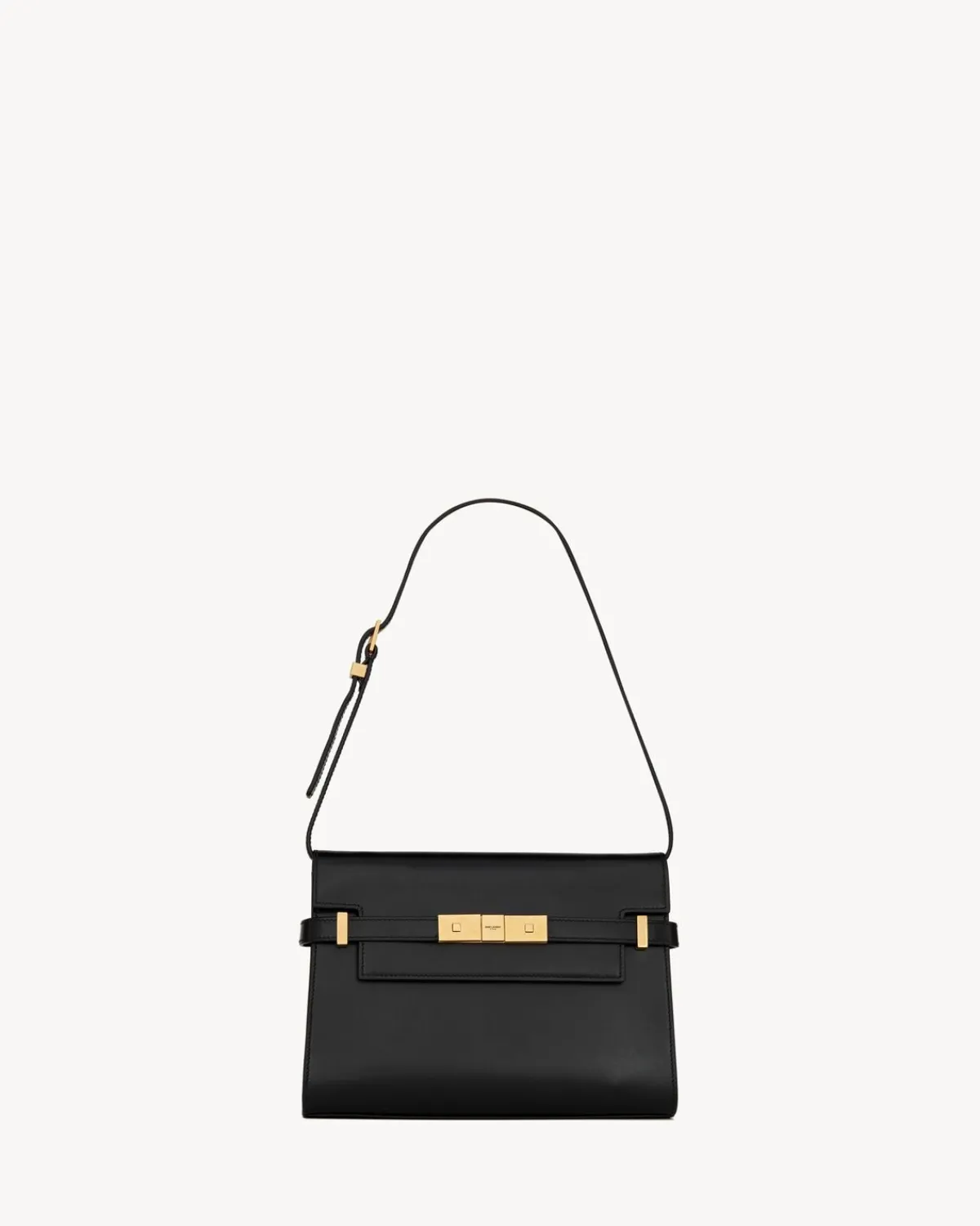 Saint Laurent Shoulder Bags-MANHATTAN small in BOX BLACK