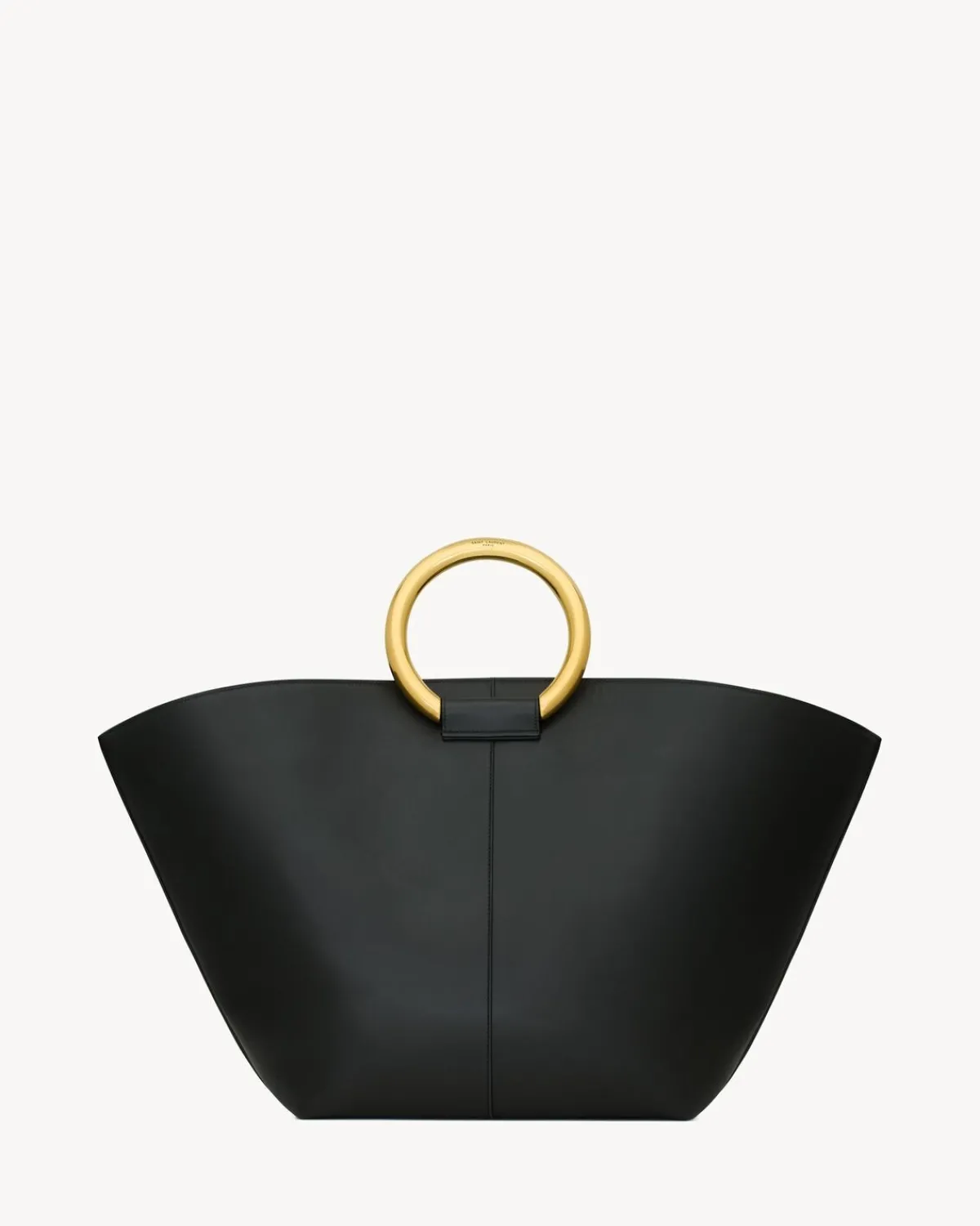 Saint Laurent Totes-Maxi tote in smooth leather BLACK