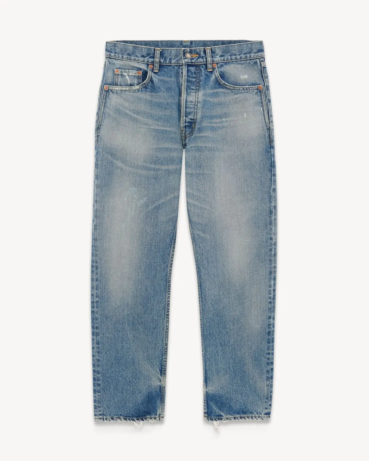 Saint Laurent Denim-Mick Jeans in Charlotte Blue denim CHARLOTTEBLUE