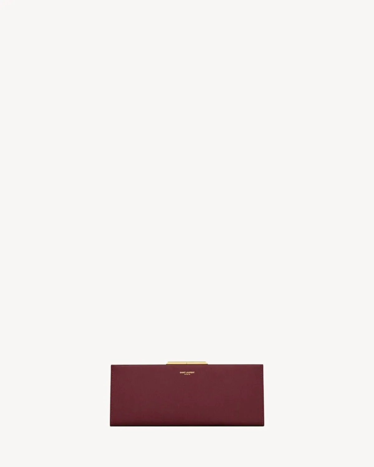 Saint Laurent Clutches And Evening-MIDNIGHT small clutch in satin GRIOTTE