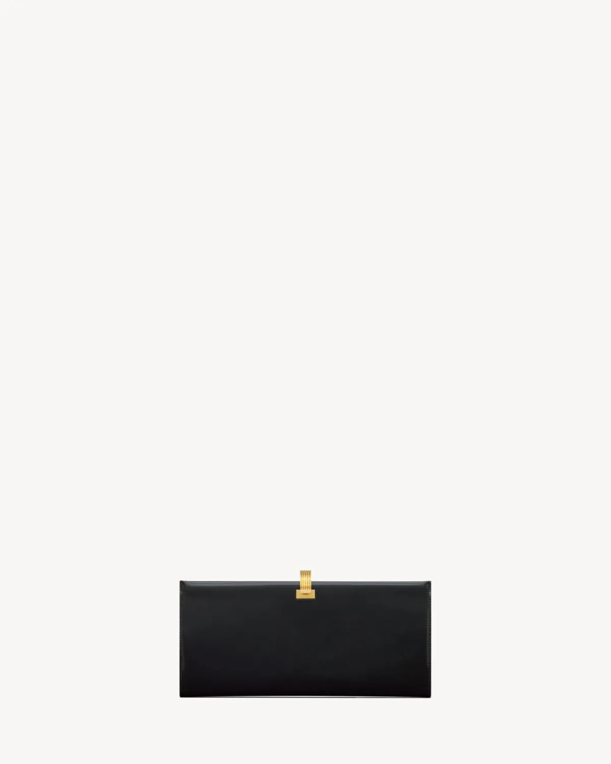 Saint Laurent Clutches And Evening-minaudière in brushed leather BLACK