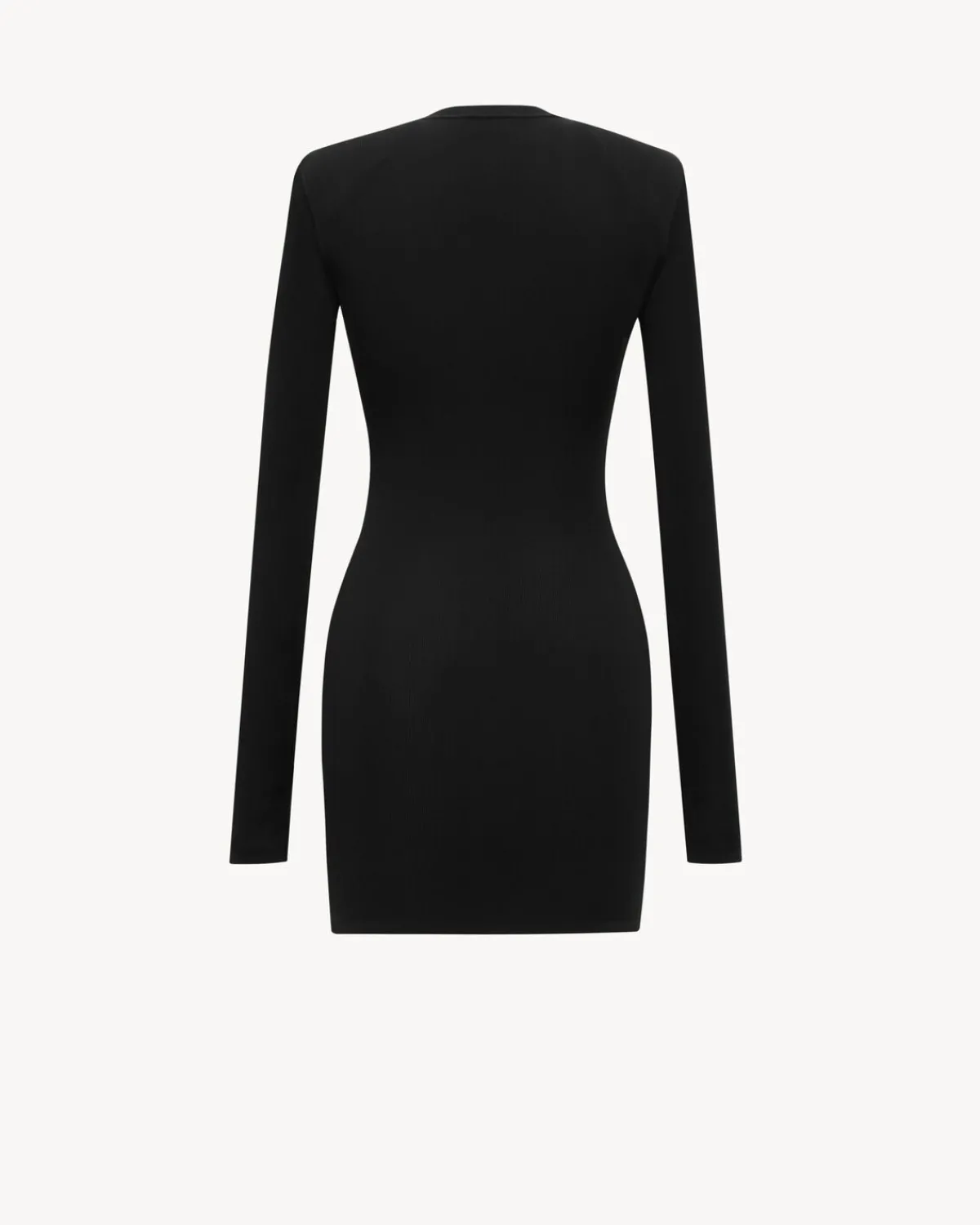 Saint Laurent Dresses And Skirts-mini dress in knit NOIR