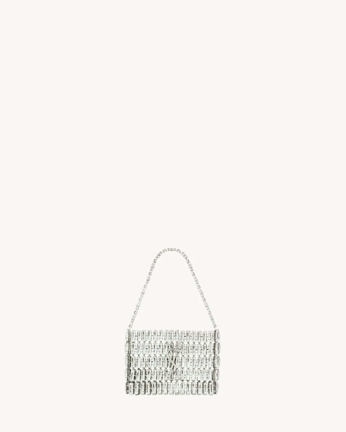 Saint Laurent Clutches And Evening-mini EVENING bag in crystals MIRROR