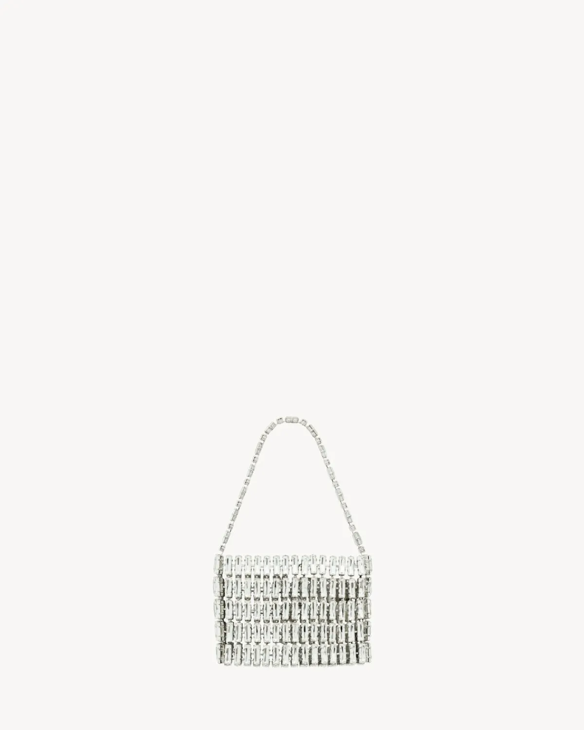 Saint Laurent Clutches And Evening-mini EVENING bag in crystals MIRROR