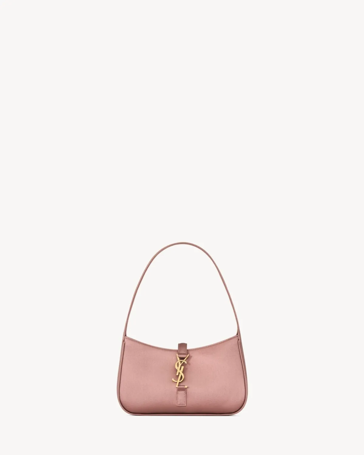 Saint Laurent Mini Bags-mini LE 5 À 7 in satin DRAGEE