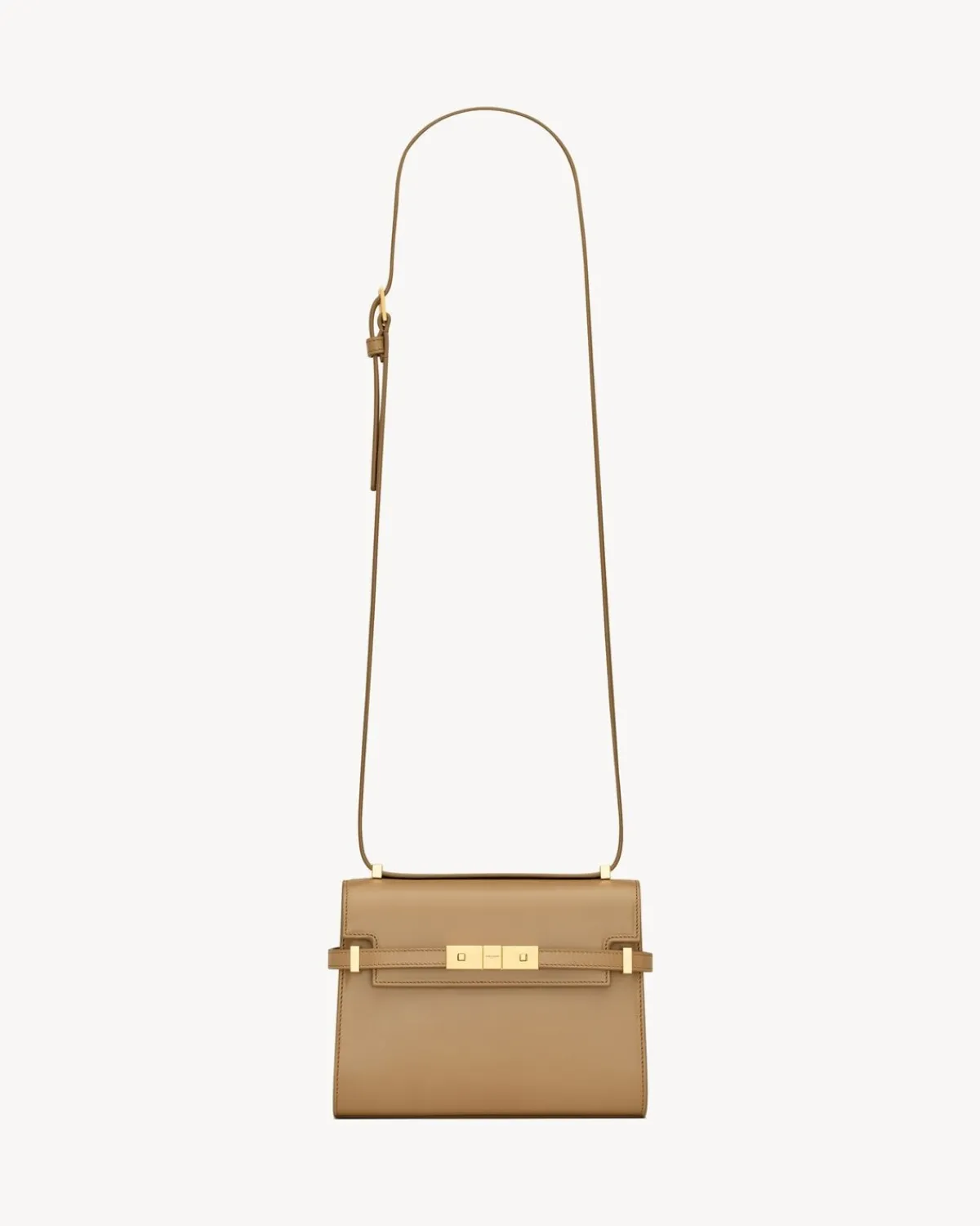 Saint Laurent Crossbody Bags-mini MANHATTAN in BOX NATURALTAN