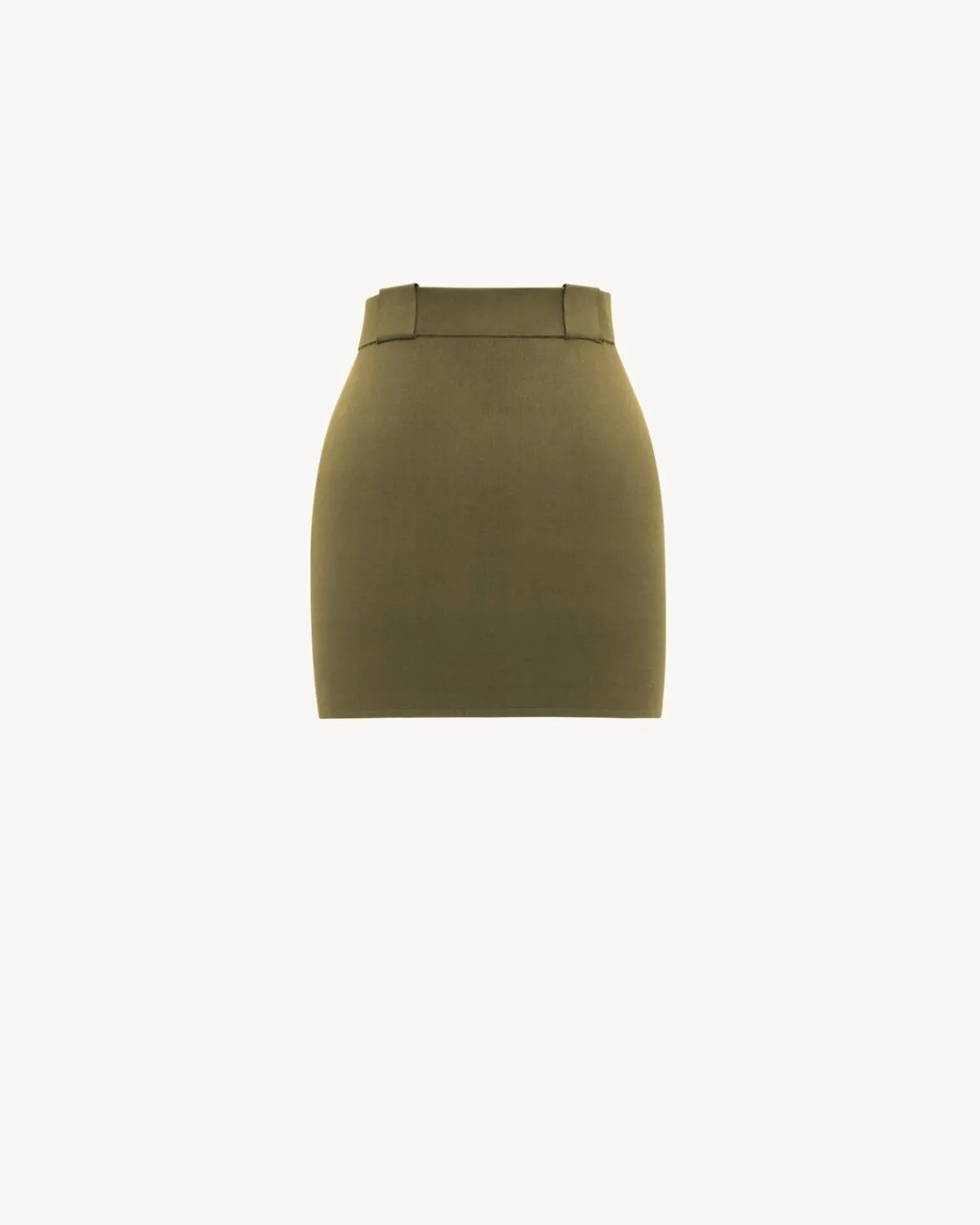 Saint Laurent Dresses And Skirts-mini skirt in knit KAKI