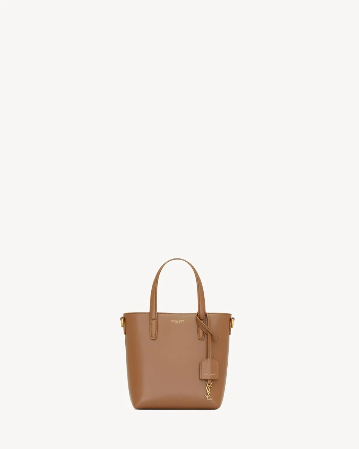 Saint Laurent Crossbody Bags | Totes-Mini Toy SHOPPING in box leather FOX