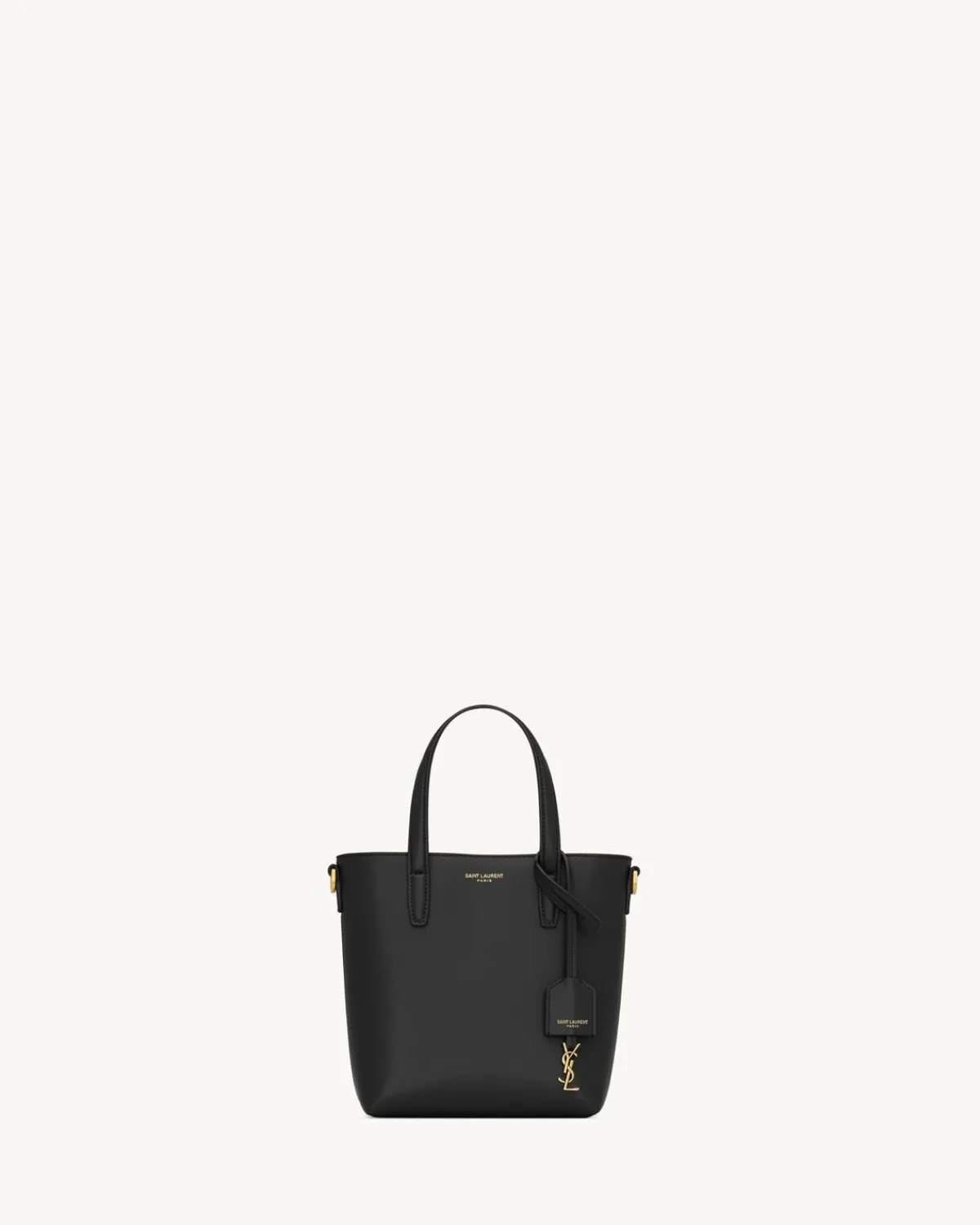 Saint Laurent Totes | Mini Bags-Mini Toy SHOPPING in box leather BLACK