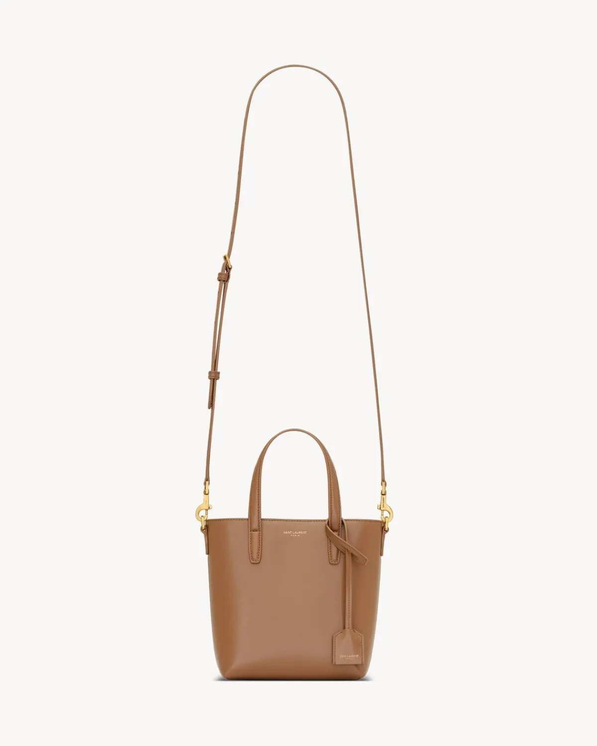 Saint Laurent Crossbody Bags | Totes-Mini Toy SHOPPING in box leather FOX