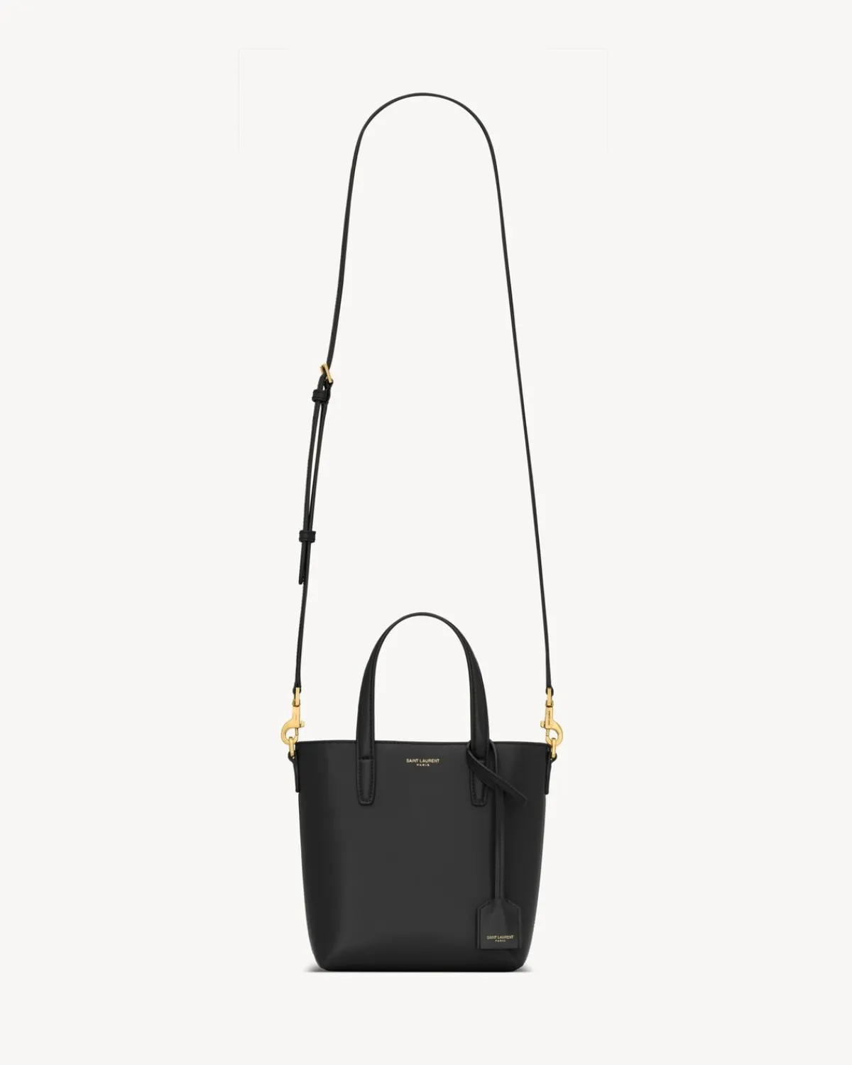 Saint Laurent Totes | Mini Bags-Mini Toy SHOPPING in box leather BLACK