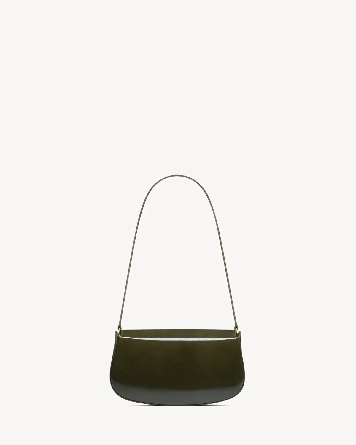 Saint Laurent Mini Bags-Mini VOLTAIRE in patent leather DARKVINEYARDGREEN