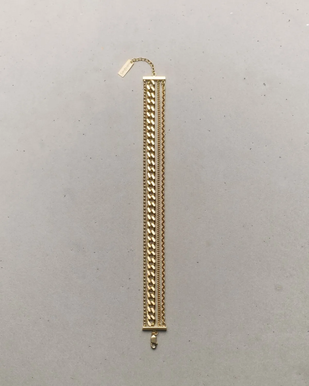 Saint Laurent Fine Jewelry-multi-chain bracelet in 18K yellow gold YELLOWGOLD