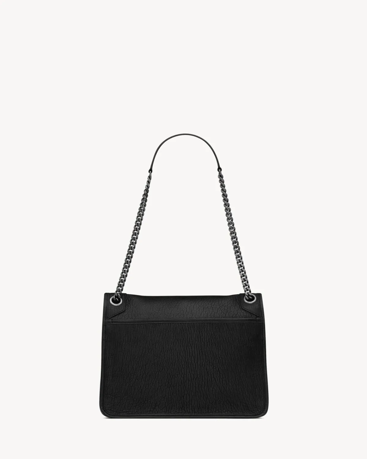 Saint Laurent Shoulder Bags-niki MEDIUM in grained lambskin BLACK