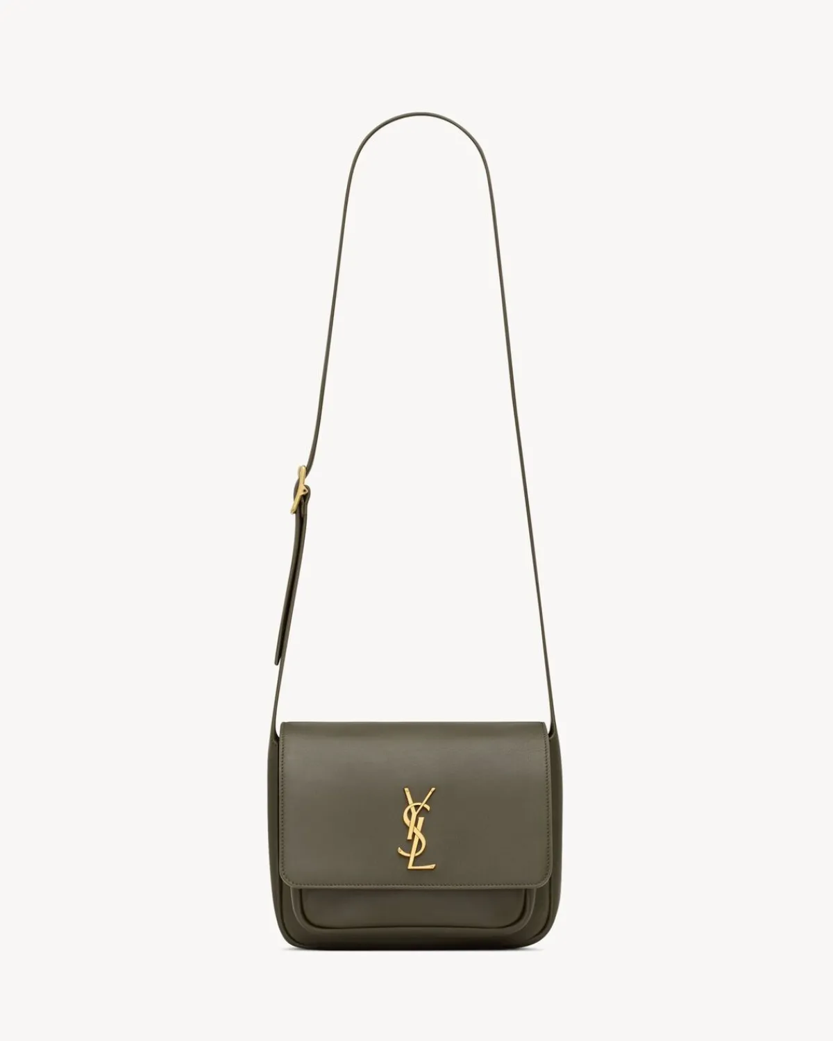 Saint Laurent Shoulder Bags-Niki satchel in leather LIGHTMUSK