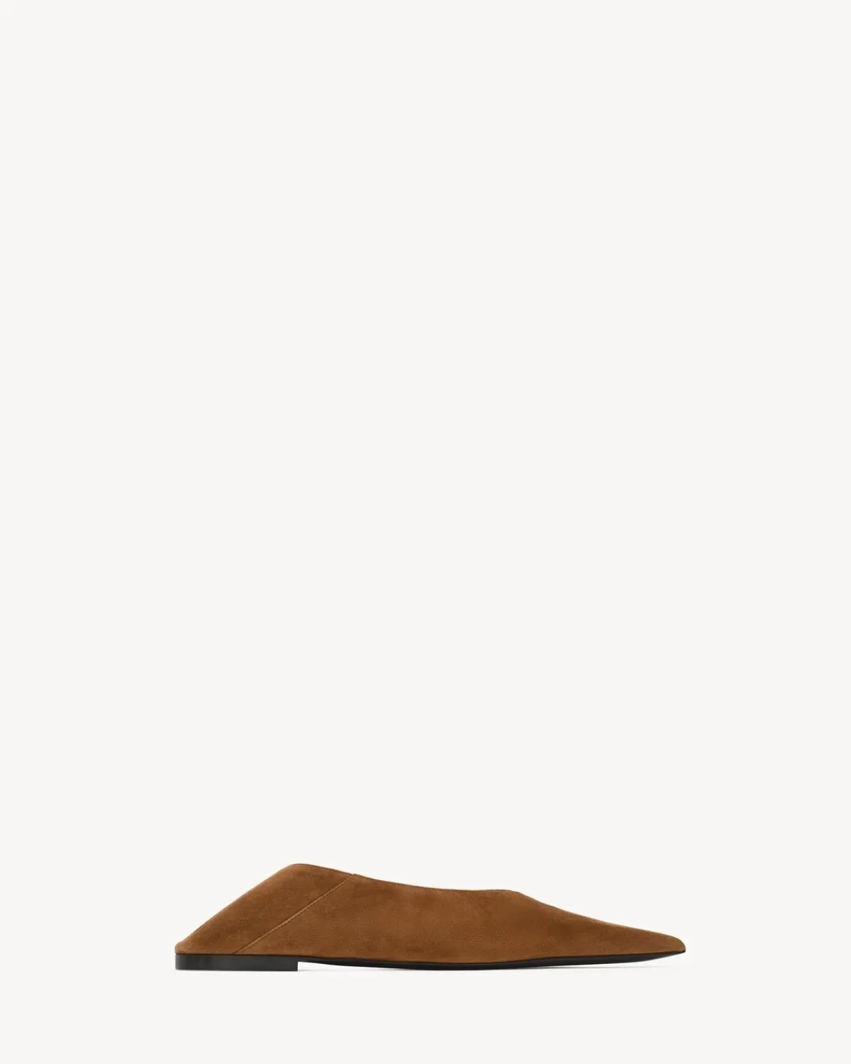 Saint Laurent Flats-NOUR slippers in suede LAND