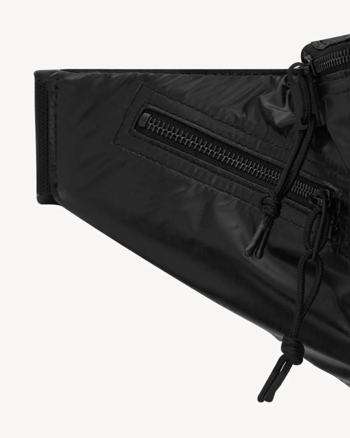 Saint Laurent Crossbody | Belts-NUXX CROSSBODY BAG IN NYLON BLACKANDPLATINUM