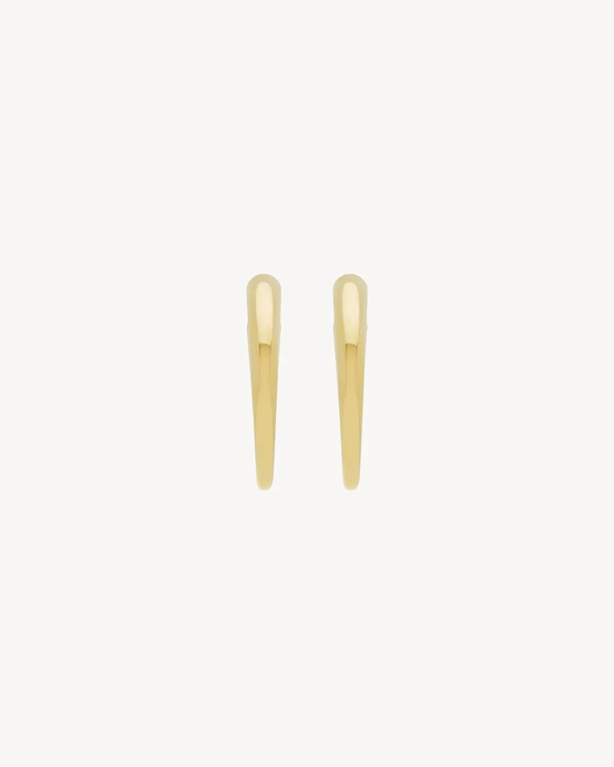 Saint Laurent Earrings And Necklaces-organic hoop earrings in metal GOLD