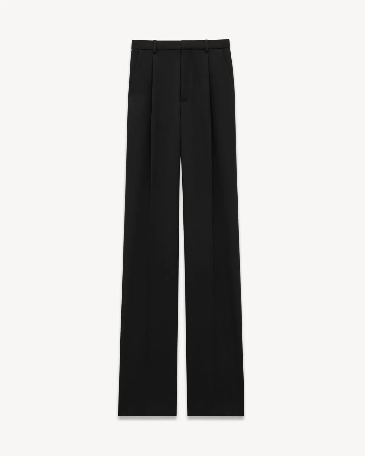 Saint Laurent Jackets And Pants-pants in GRAIN DE POUDRE BLACK