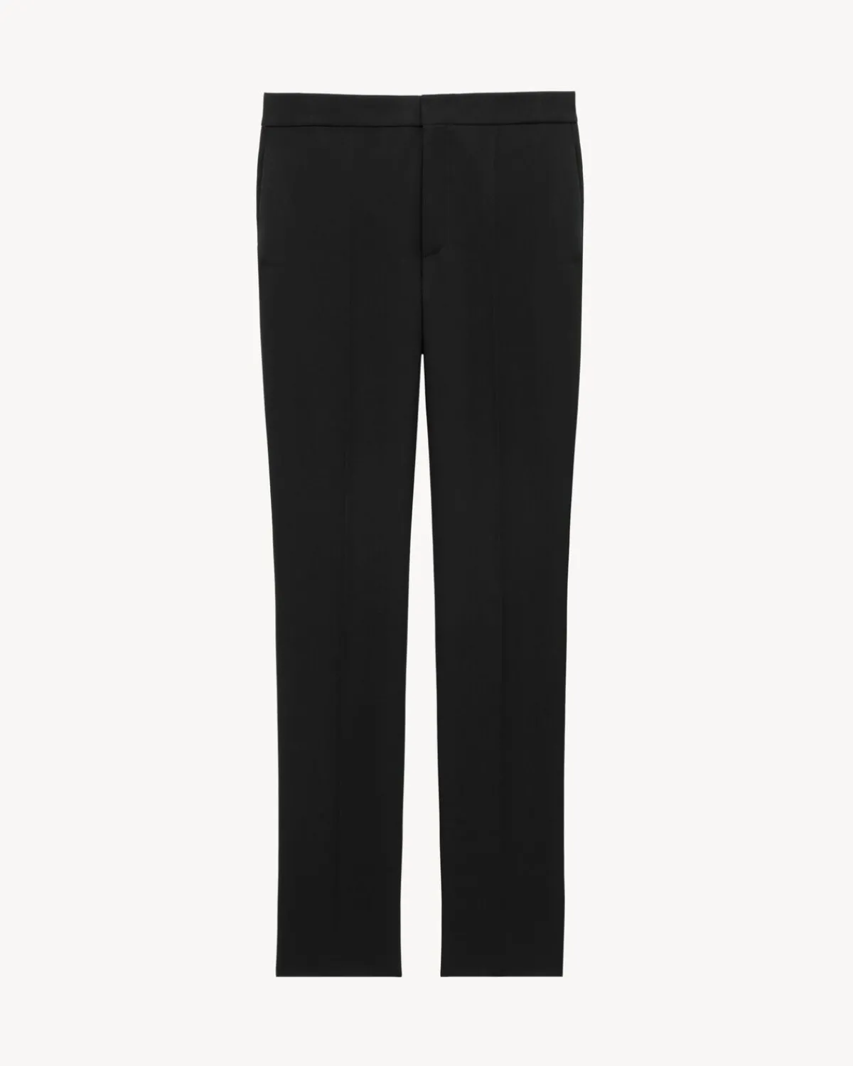 Saint Laurent Jackets And Pants-pants in grain de poudre NOIR