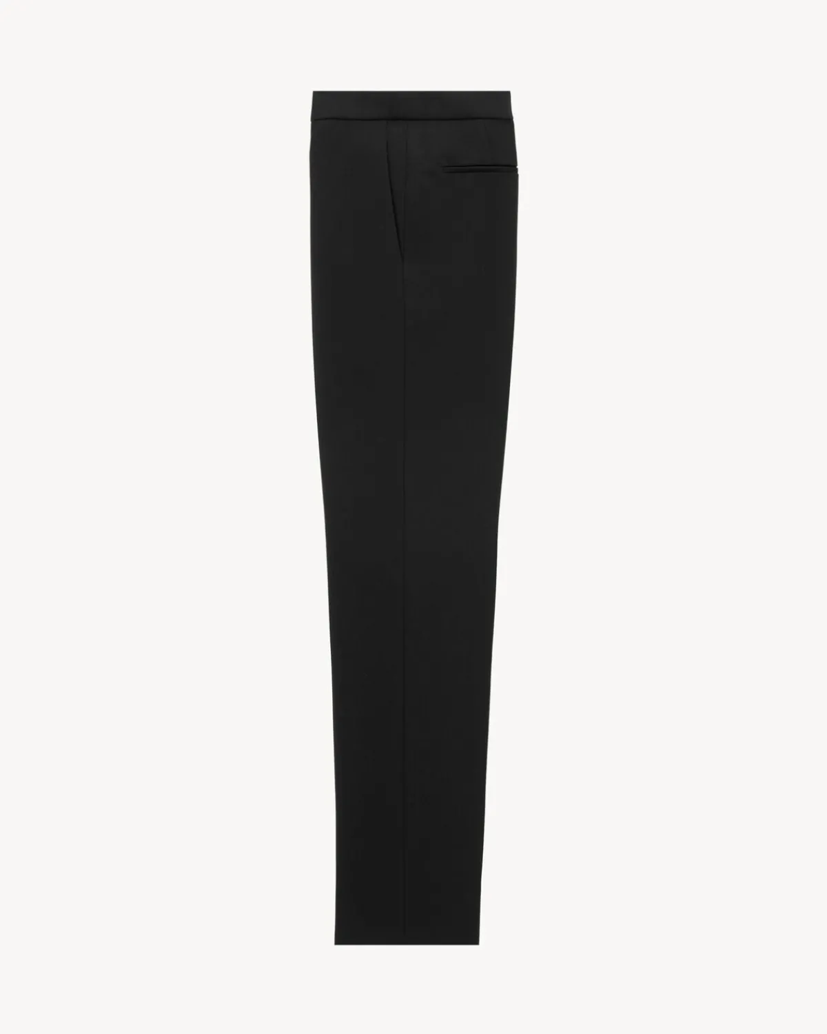 Saint Laurent Jackets And Pants-pants in grain de poudre NOIR