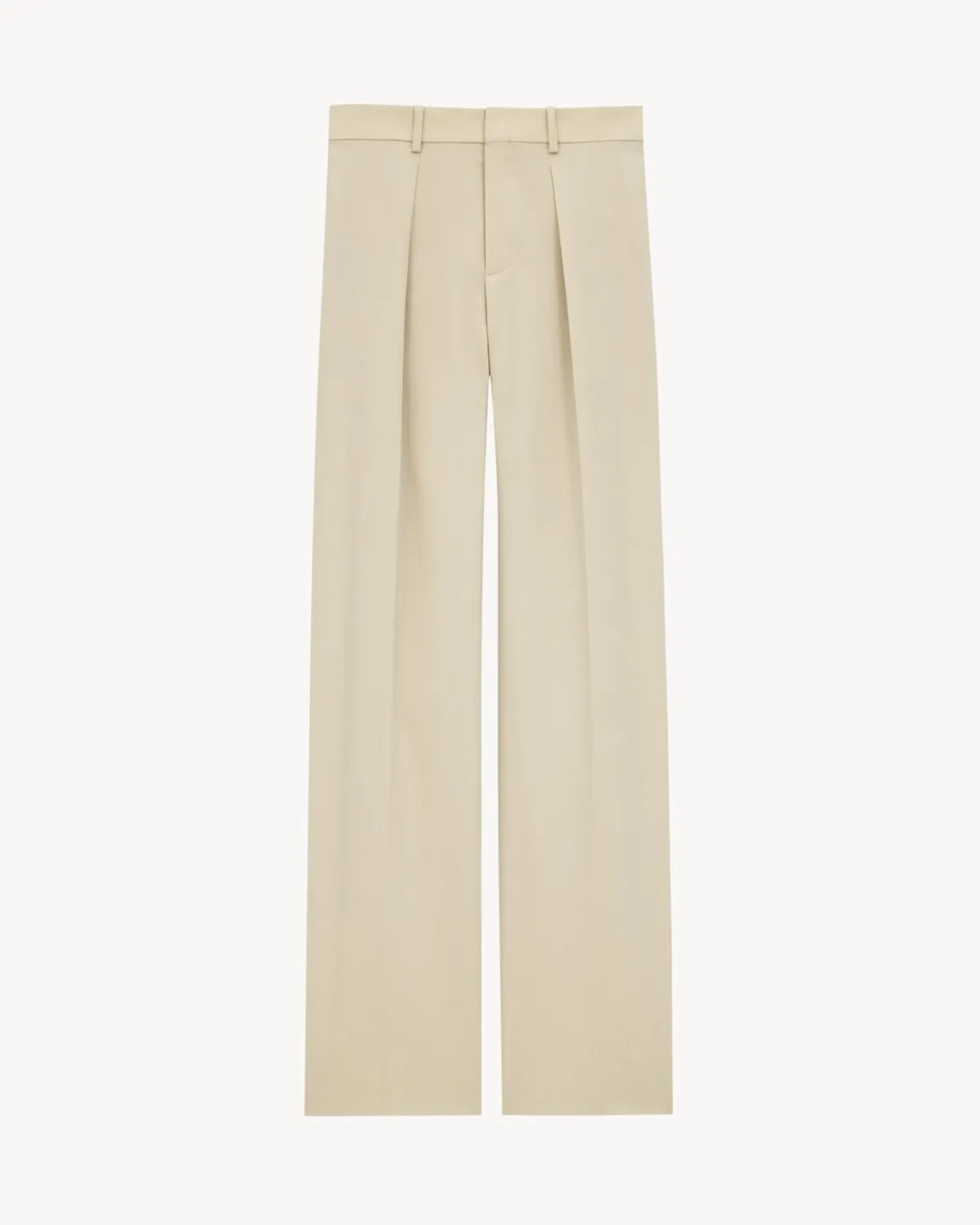 Saint Laurent Jackets And Pants-pants in light wool BEIGE