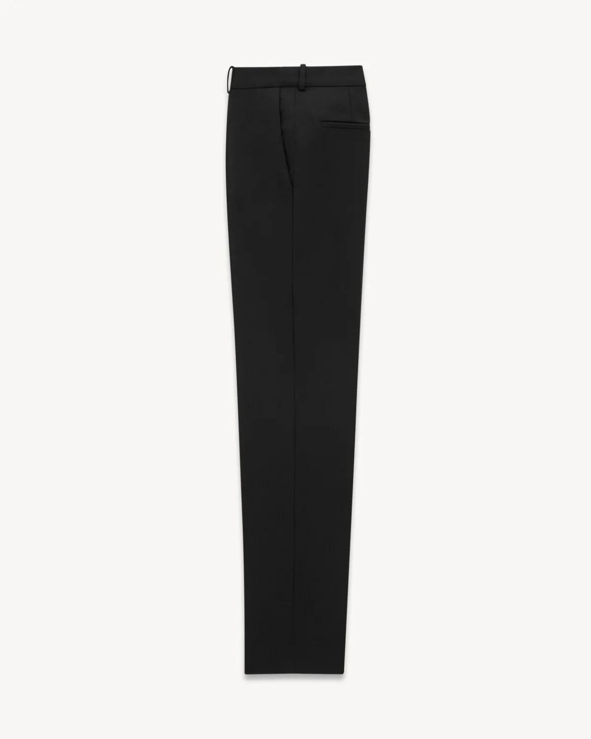 Saint Laurent Jackets And Pants-pants in wool gabardine BLACK