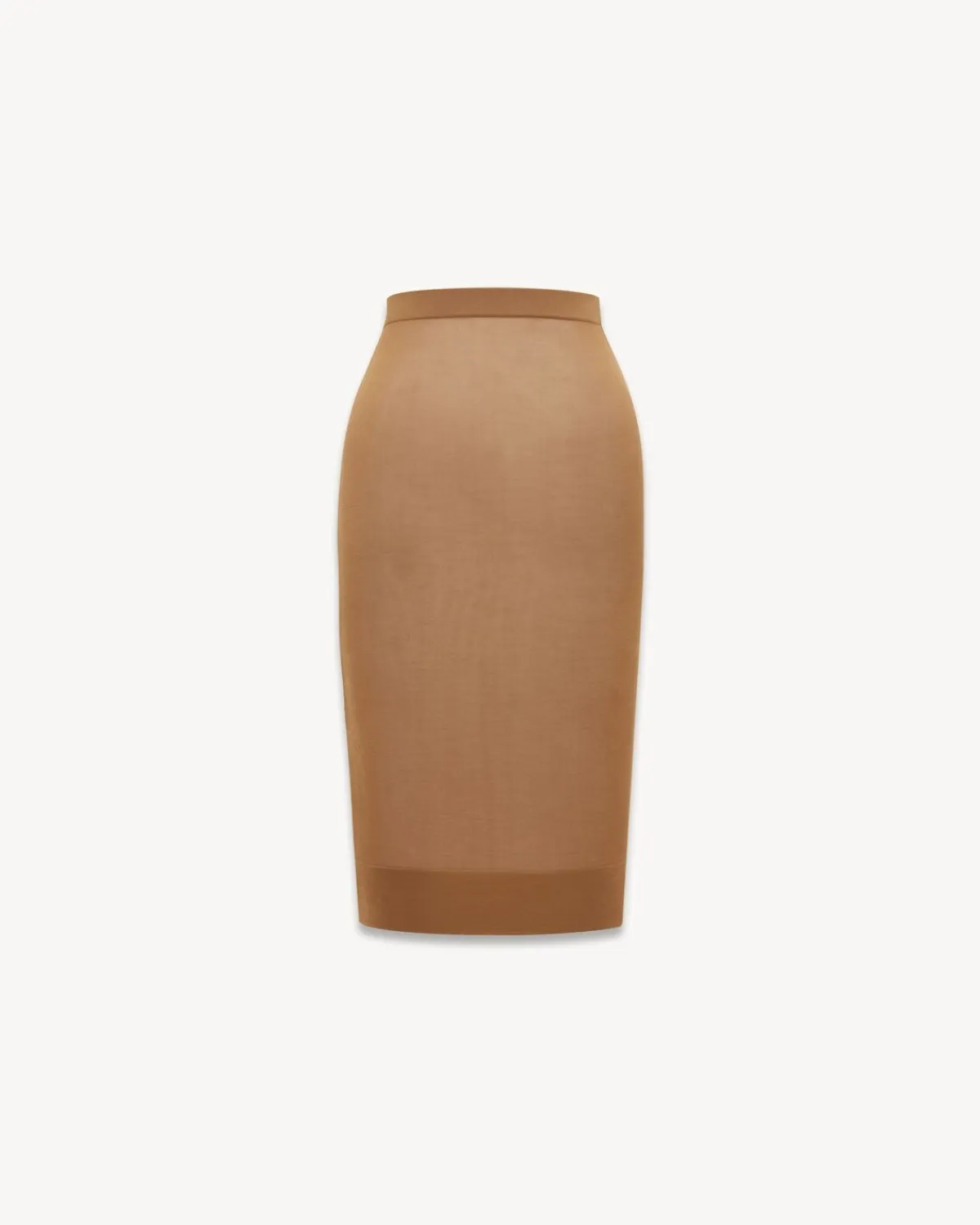 Saint Laurent Dresses And Skirts-pencil skirt in knit DARKBEIGE