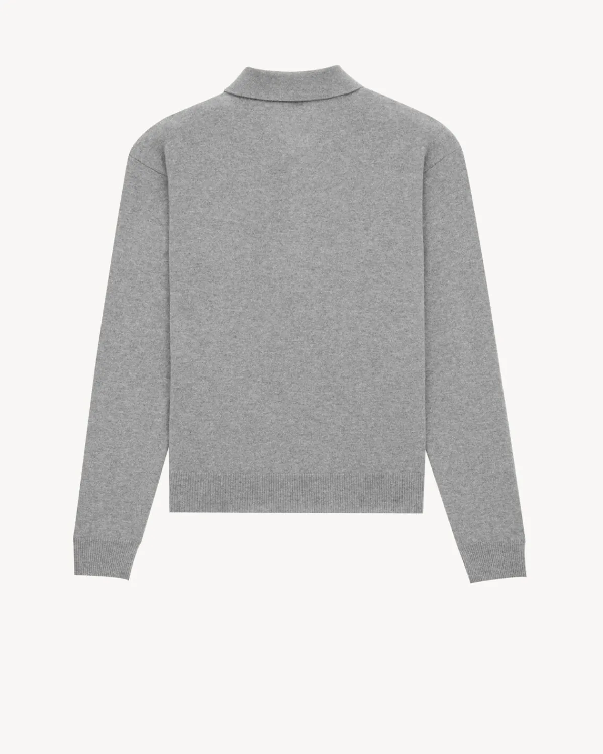 Saint Laurent Knitwear | Knitwear-polo in wool GRISCHINE