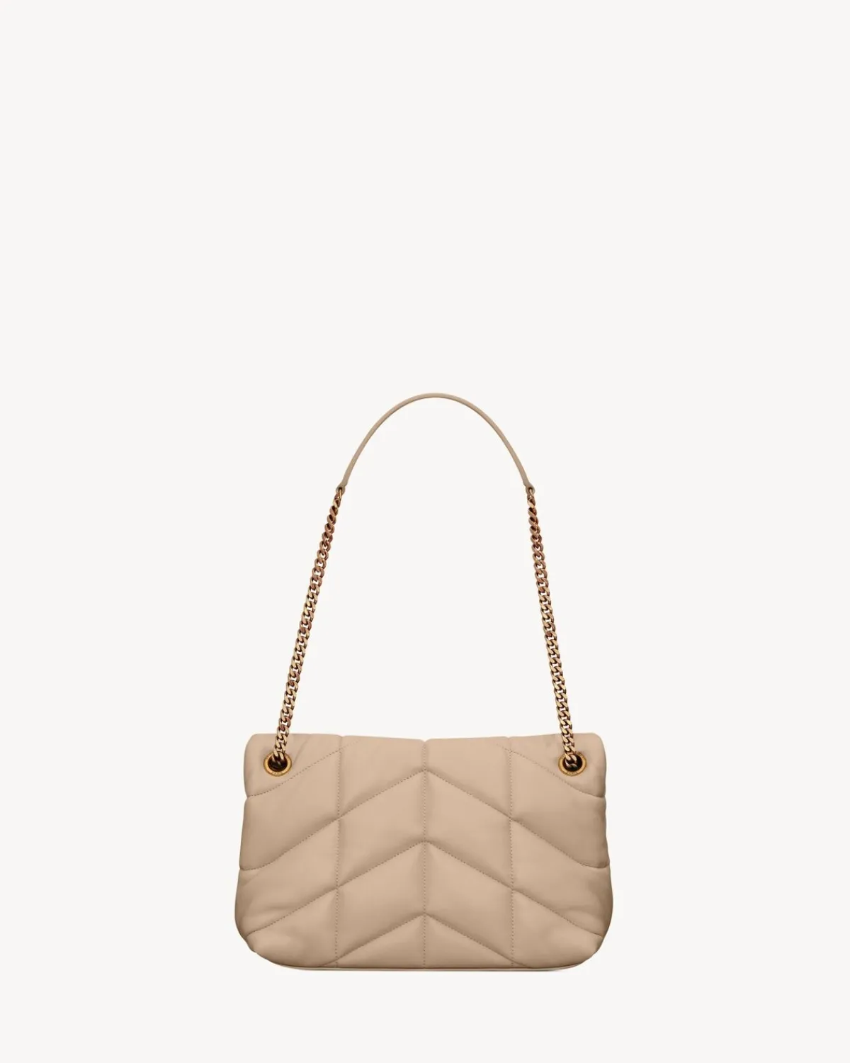 Saint Laurent Shoulder Bags-PUFFER SMALL in Nappa leather DARKBEIGE