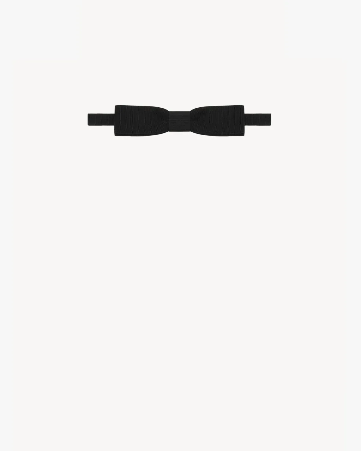 Saint Laurent Other Accessories-rectangular bow tie in faille BLACK