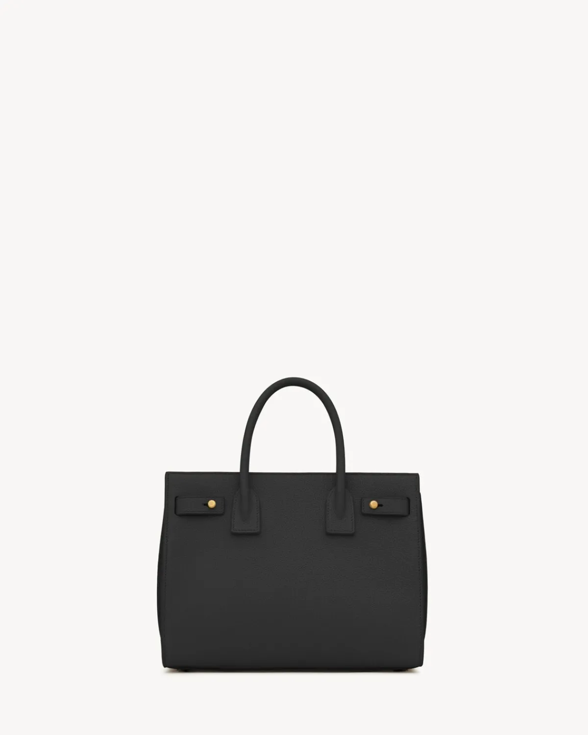 Saint Laurent Top Handles-SAC DE JOUR IN SUPPLE GRAINED LEATHER - BABY BLACK