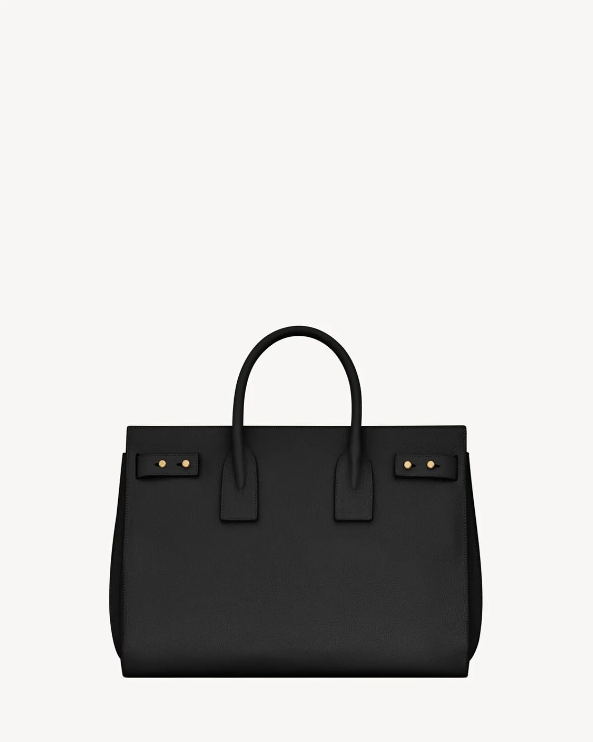 Saint Laurent Top Handles-SAC DE JOUR IN SUPPLE GRAINED LEATHER - MEDIUM BLACK