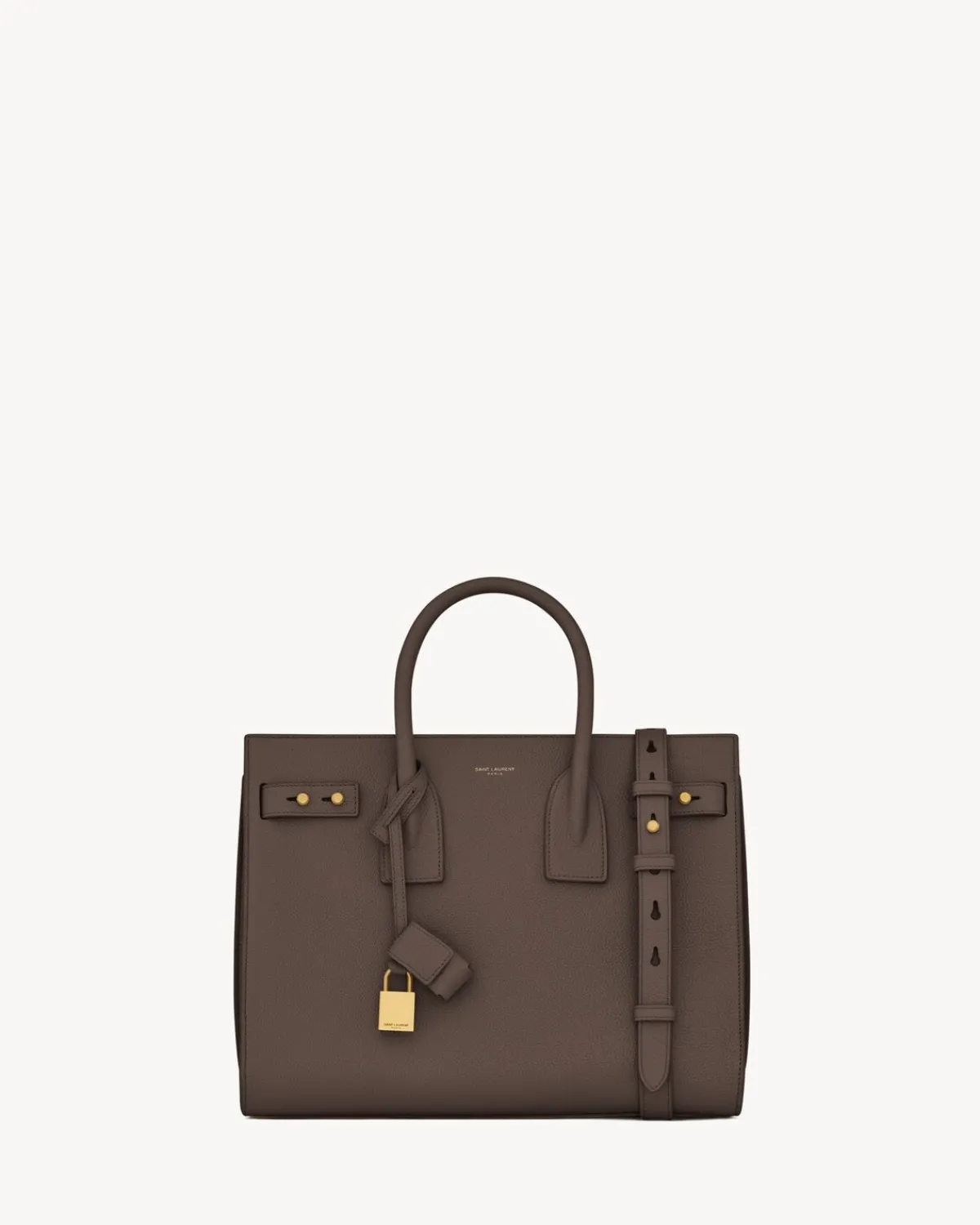 Saint Laurent Top Handles-SAC DE JOUR IN SUPPLE GRAINED LEATHER - SMALL ARABICA