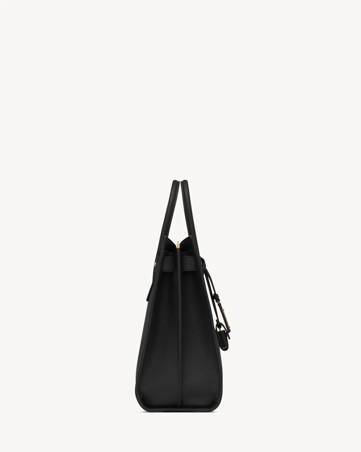 Saint Laurent Travel Bags-Sac de Jour thin large in grained leather NOIR