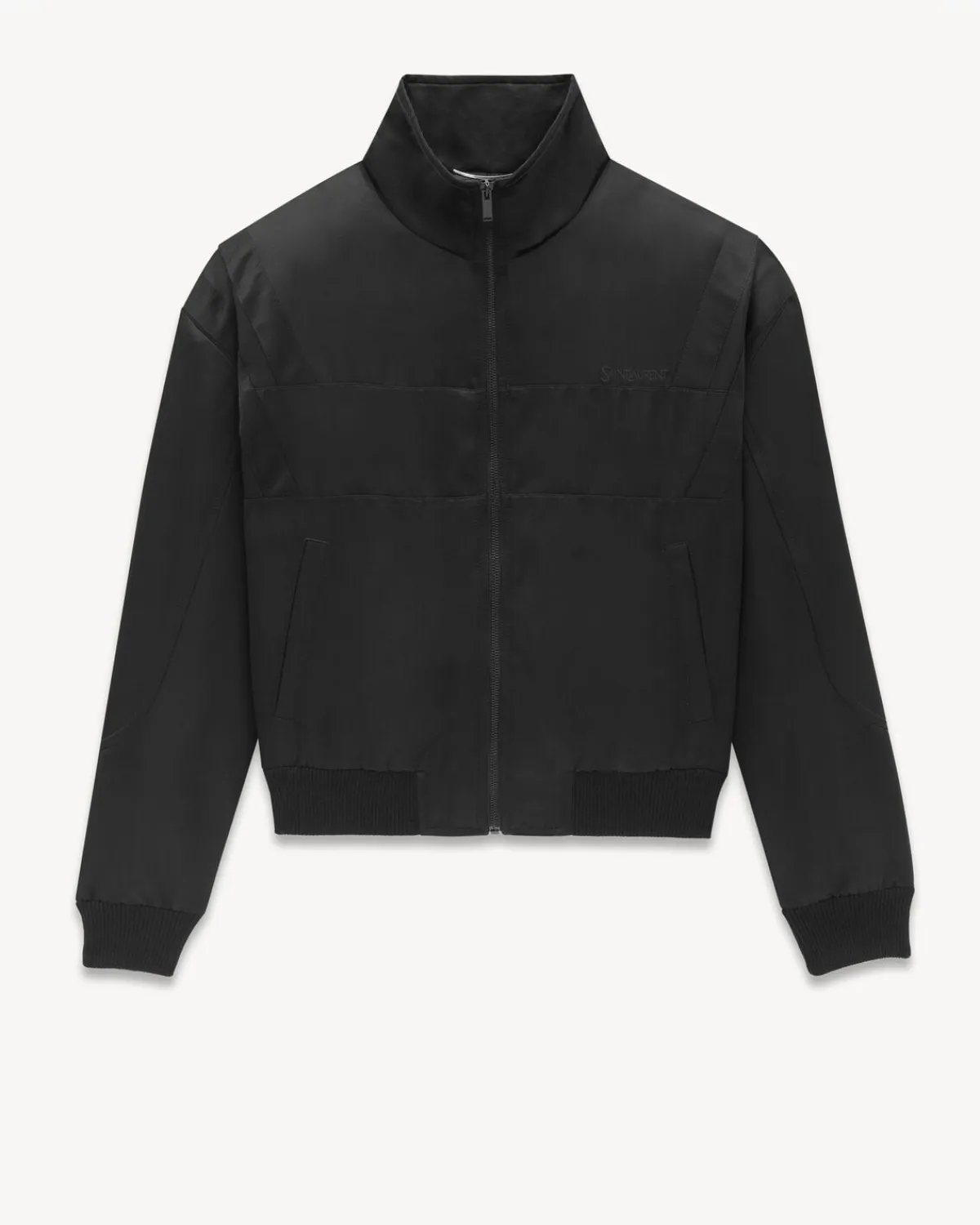 Saint Laurent Outerwear-blouson in Satin BLACK