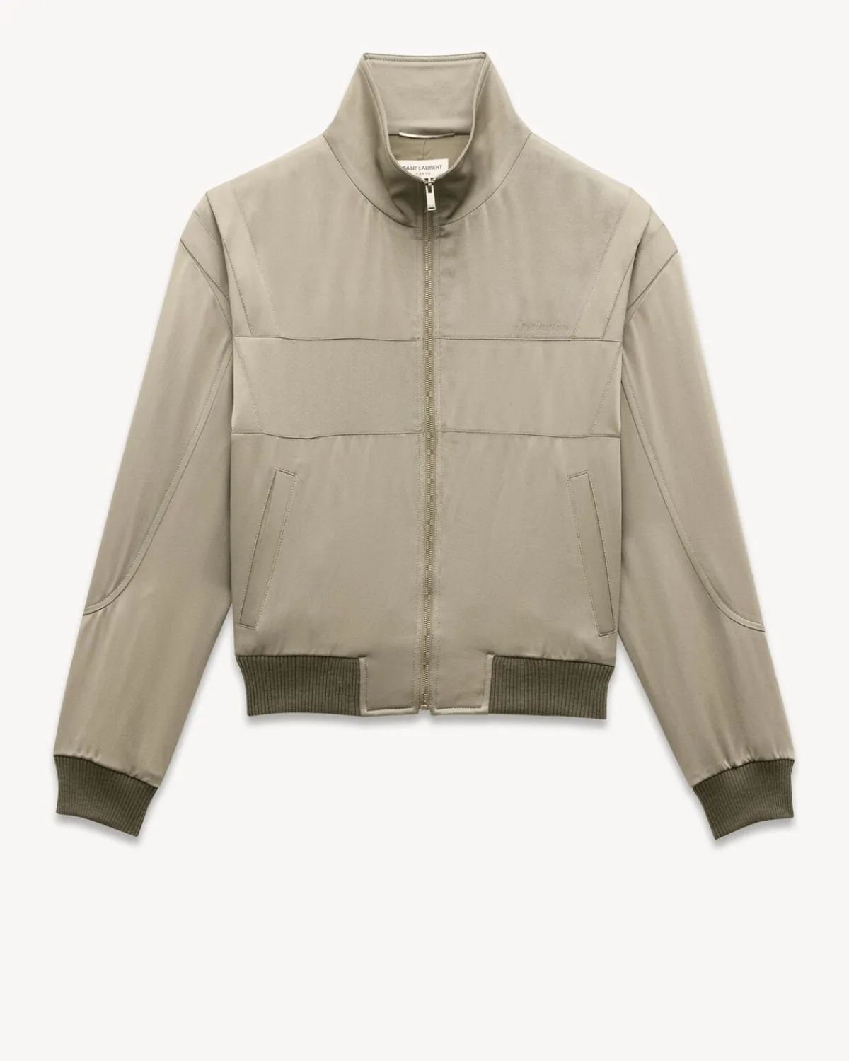 Saint Laurent Outerwear-blouson in Satin KAKI