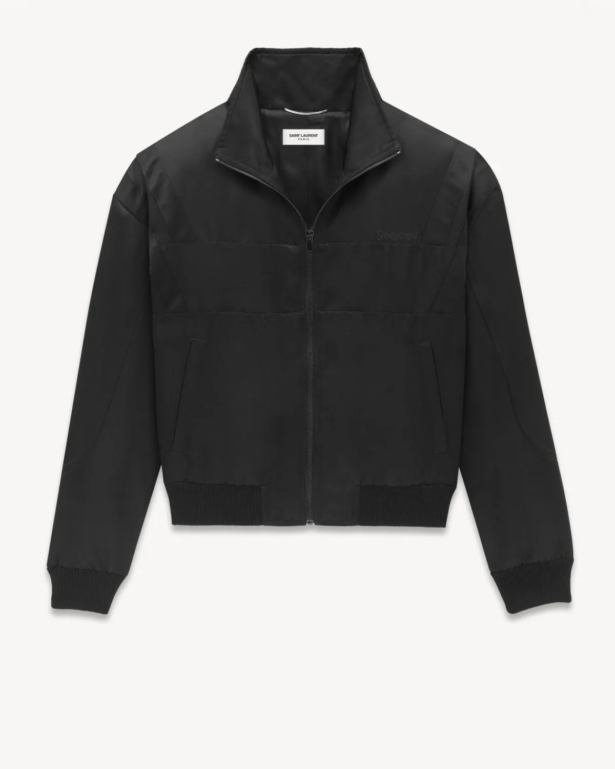 Saint Laurent Outerwear-blouson in Satin BLACK